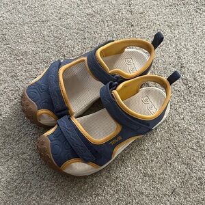 Teva Tosha Hydratrek Kids' Navy and Mustard Sandals size boys 13